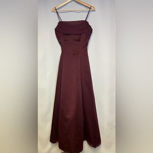 Vintage Michelangelo Burgundy Evening Gown Size 4